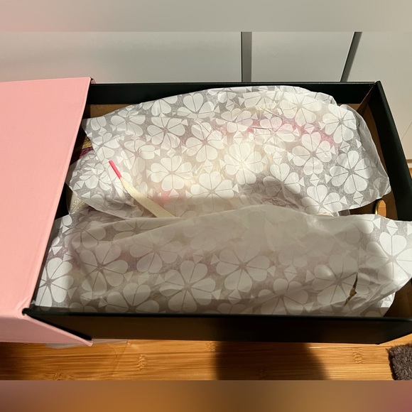 BNIB Kate Spade x Keds espadrille canvas platform sneakers 8.5 - Picture 9 of 10